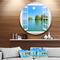 Designart - Open Window to Ocean Islets' Oversized Landscape Wall Art Print